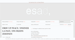 Desktop Screenshot of esad-amiens.fr